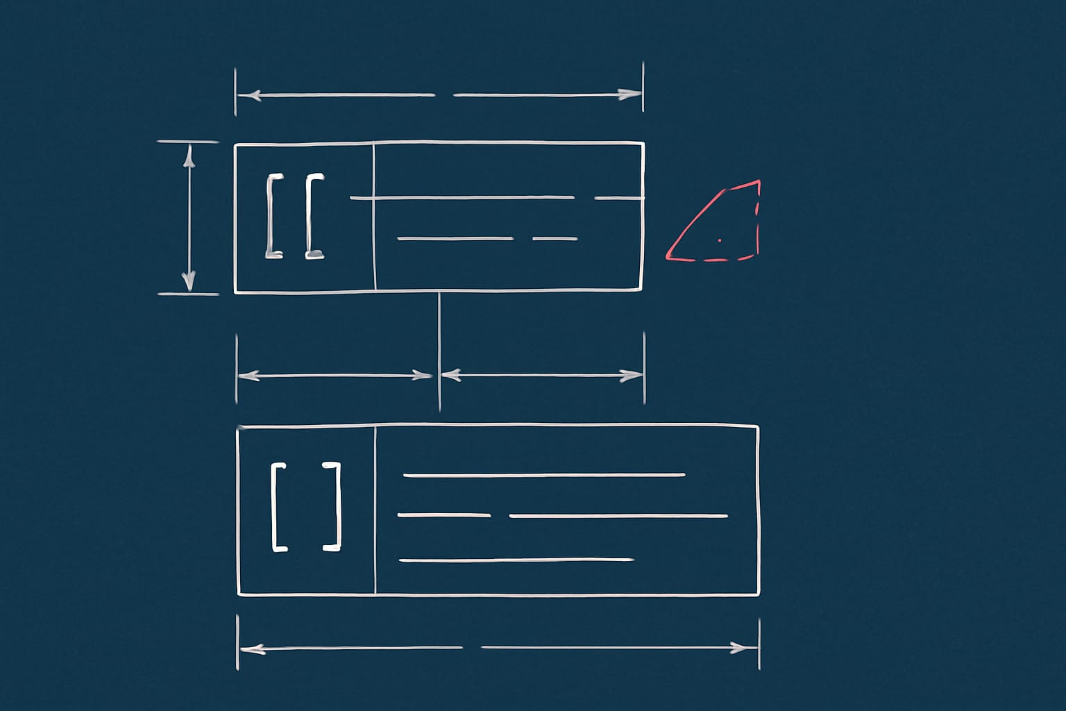 Editorial illustration in blueprint-schematic style depicting a reference string preserved byte-for-byte through pretty-printing with normalization traps